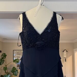 Jovani Elegant Navy Gown